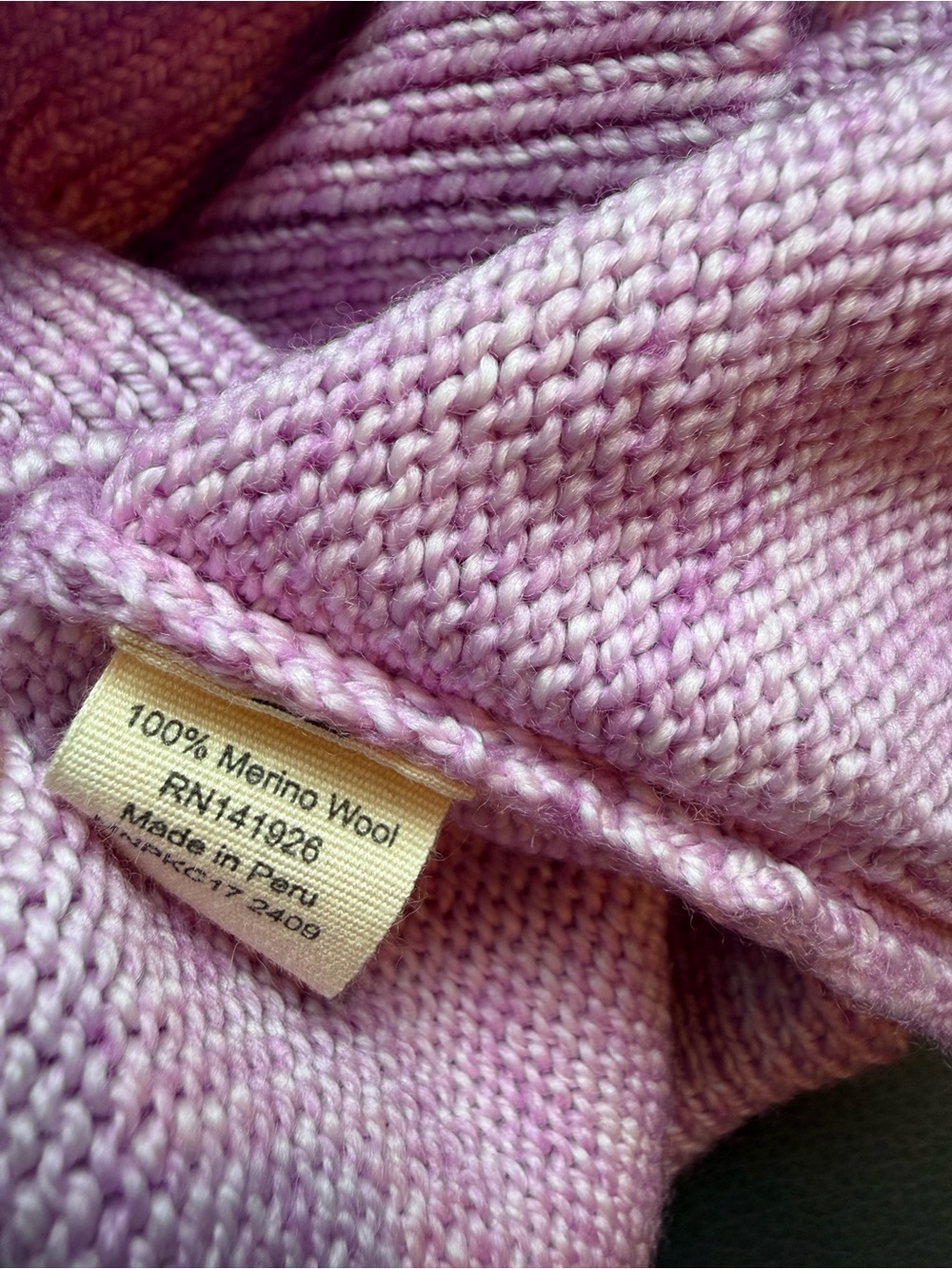 NWT Misha & Puff Mini Rodini Lavender Knit Sweater with Green Scallop Collar - Picture 4 of 7